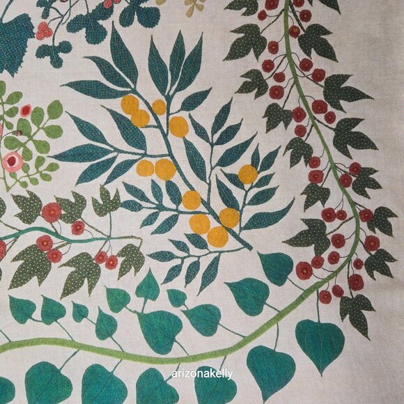 NWT The Met Tree of Life Scarf Modal/Cashmere Blend Square Quilting Museum - Picture 5 of 13